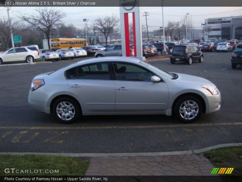 Brilliant Silver / Charcoal 2011 Nissan Altima 2.5 S