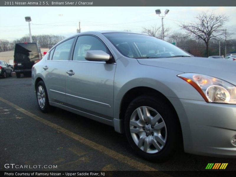 Brilliant Silver / Charcoal 2011 Nissan Altima 2.5 S