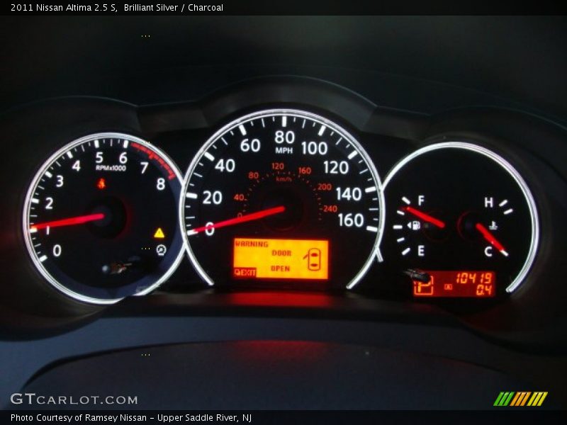 Brilliant Silver / Charcoal 2011 Nissan Altima 2.5 S