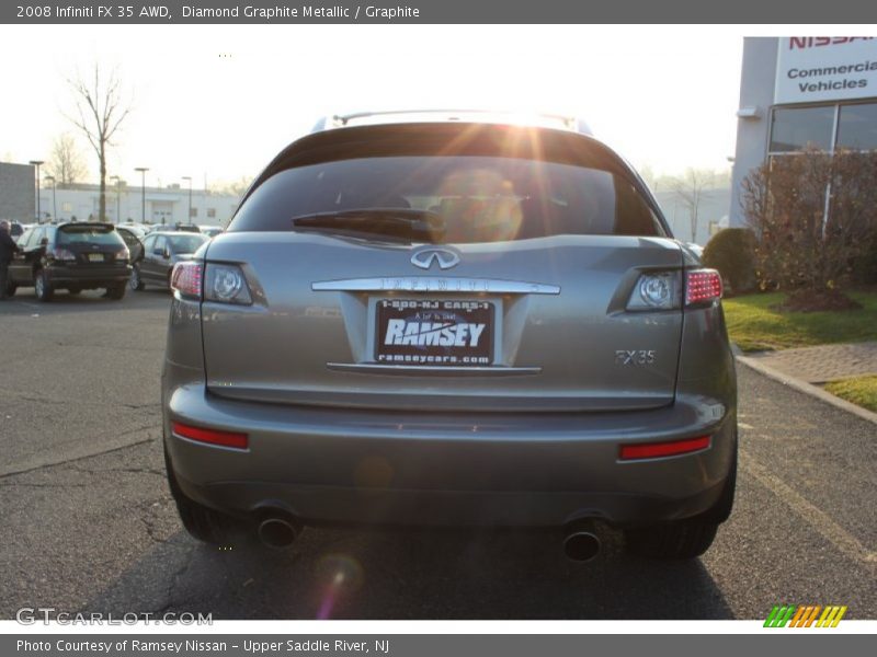 Diamond Graphite Metallic / Graphite 2008 Infiniti FX 35 AWD