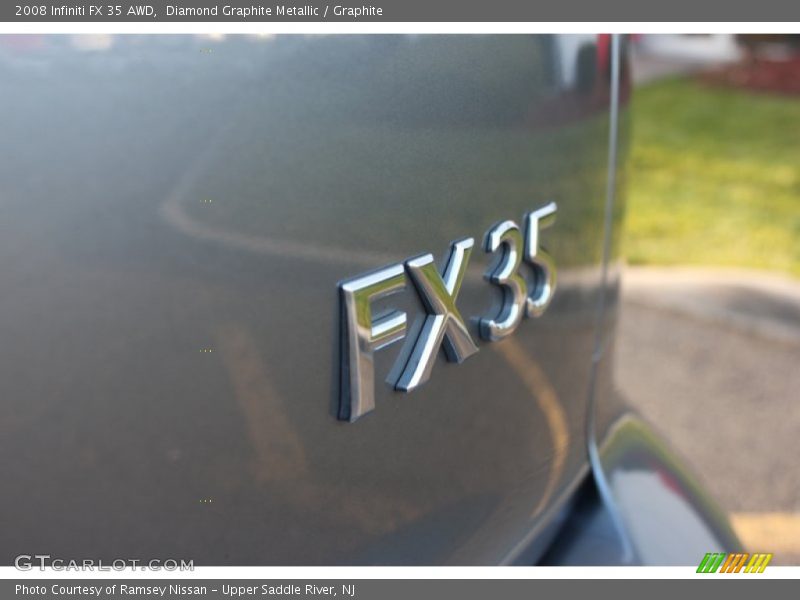 Diamond Graphite Metallic / Graphite 2008 Infiniti FX 35 AWD