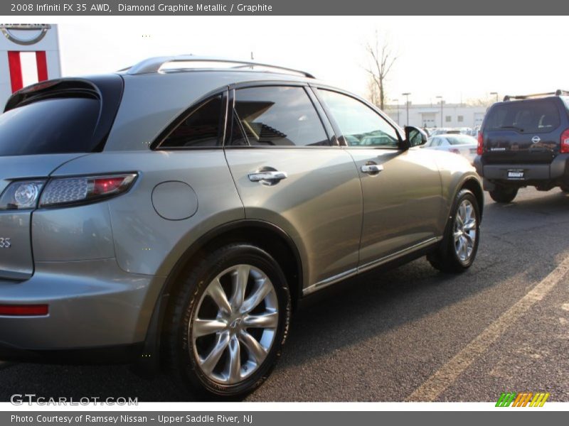 Diamond Graphite Metallic / Graphite 2008 Infiniti FX 35 AWD