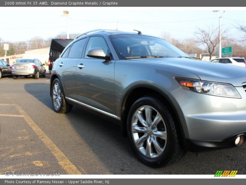 Diamond Graphite Metallic / Graphite 2008 Infiniti FX 35 AWD
