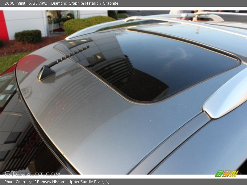 Diamond Graphite Metallic / Graphite 2008 Infiniti FX 35 AWD