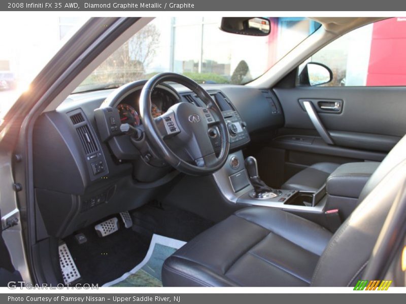 Diamond Graphite Metallic / Graphite 2008 Infiniti FX 35 AWD