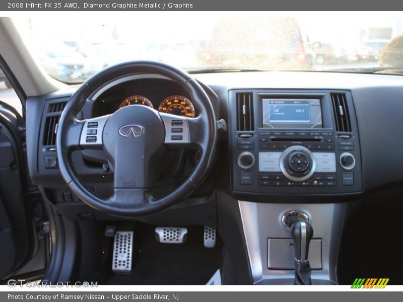 Diamond Graphite Metallic / Graphite 2008 Infiniti FX 35 AWD