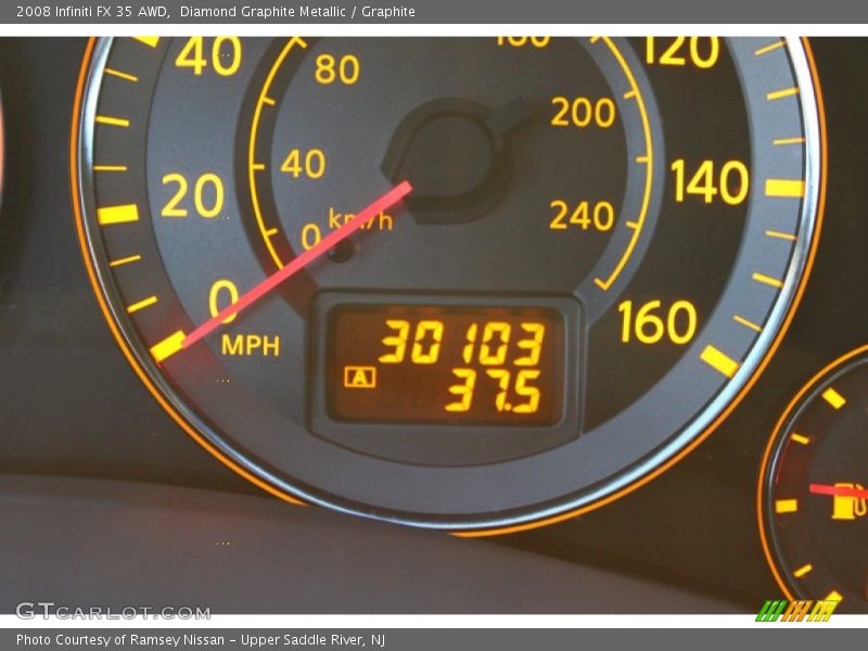 Diamond Graphite Metallic / Graphite 2008 Infiniti FX 35 AWD