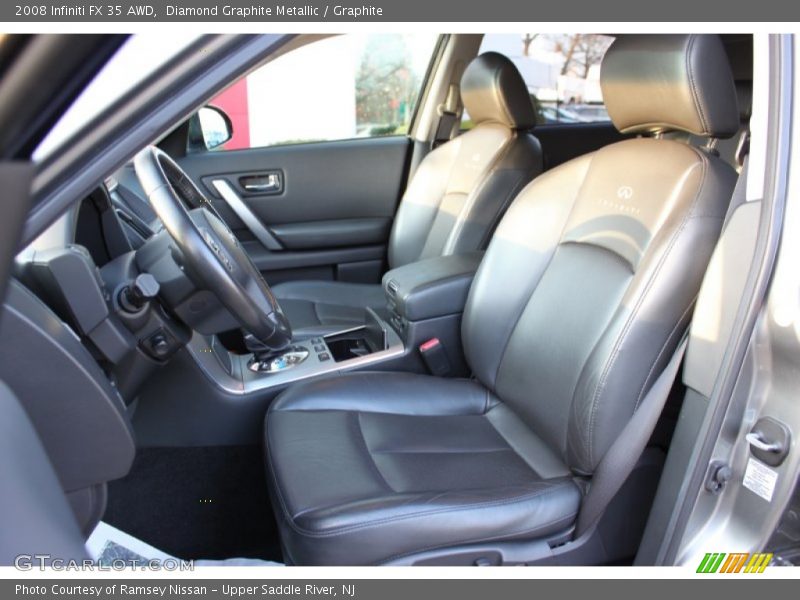 Diamond Graphite Metallic / Graphite 2008 Infiniti FX 35 AWD