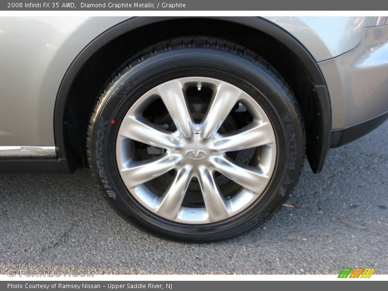 Diamond Graphite Metallic / Graphite 2008 Infiniti FX 35 AWD