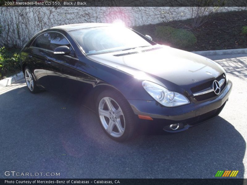 Black / Black 2007 Mercedes-Benz CLS 550