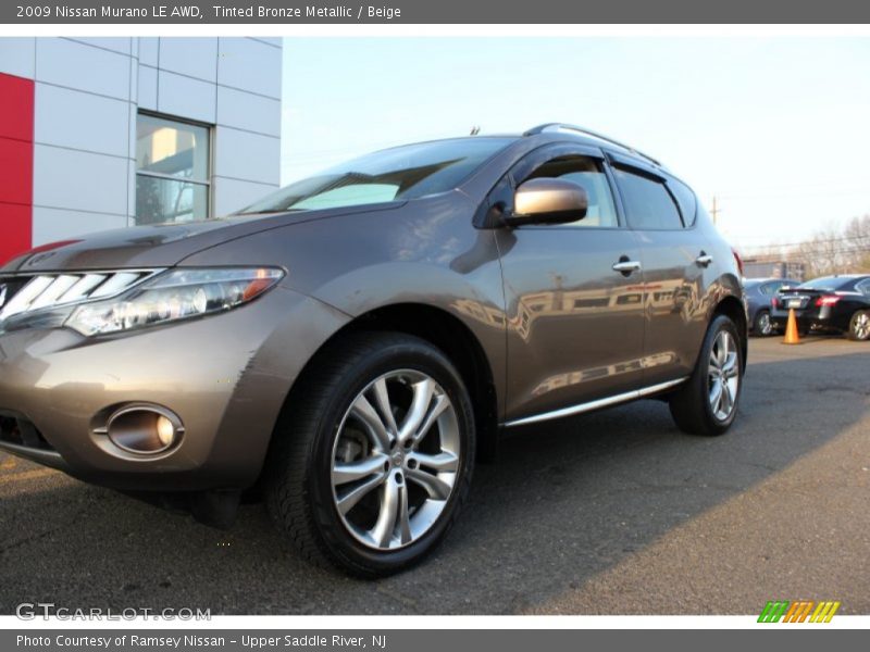 Tinted Bronze Metallic / Beige 2009 Nissan Murano LE AWD