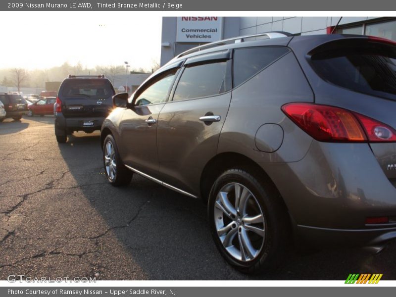 Tinted Bronze Metallic / Beige 2009 Nissan Murano LE AWD