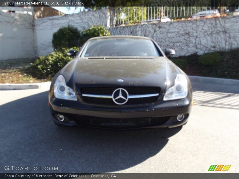 Black / Black 2007 Mercedes-Benz CLS 550