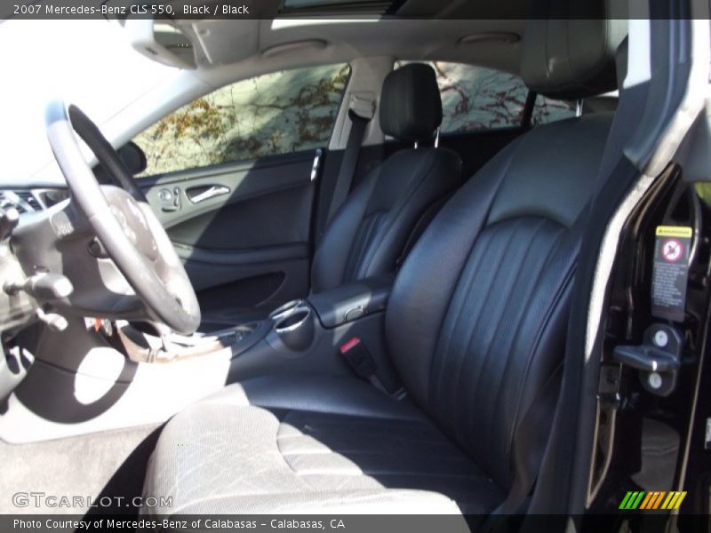 Black / Black 2007 Mercedes-Benz CLS 550