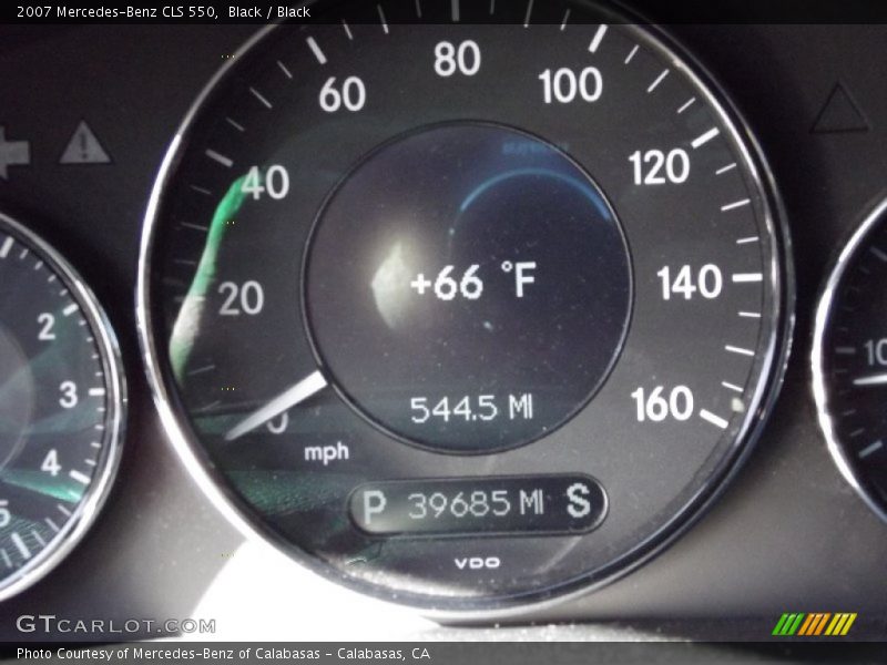 Black / Black 2007 Mercedes-Benz CLS 550