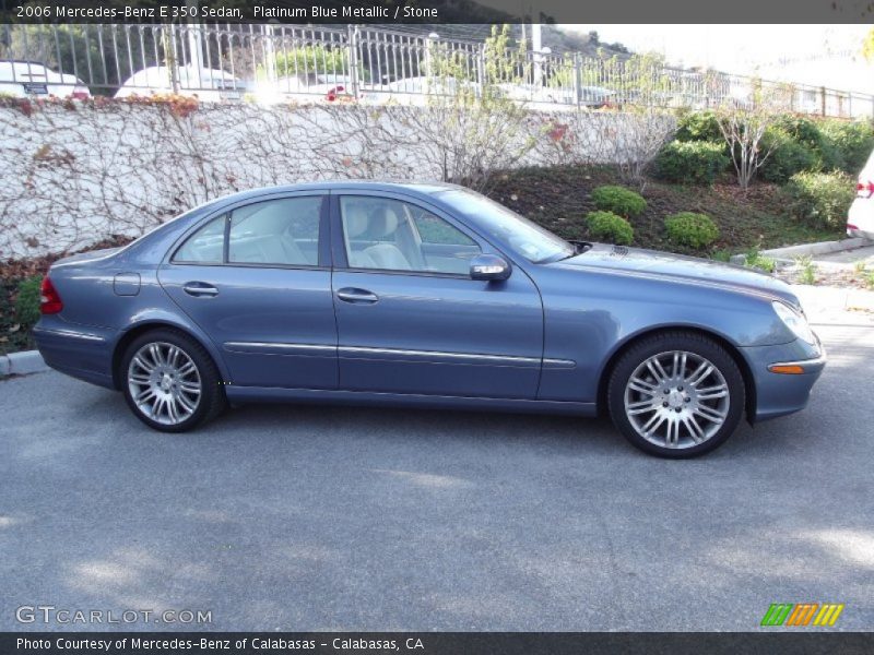 Platinum Blue Metallic / Stone 2006 Mercedes-Benz E 350 Sedan