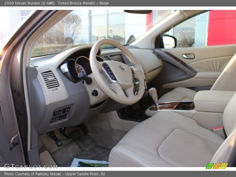 Tinted Bronze Metallic / Beige 2009 Nissan Murano LE AWD
