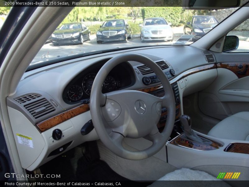 Platinum Blue Metallic / Stone 2006 Mercedes-Benz E 350 Sedan