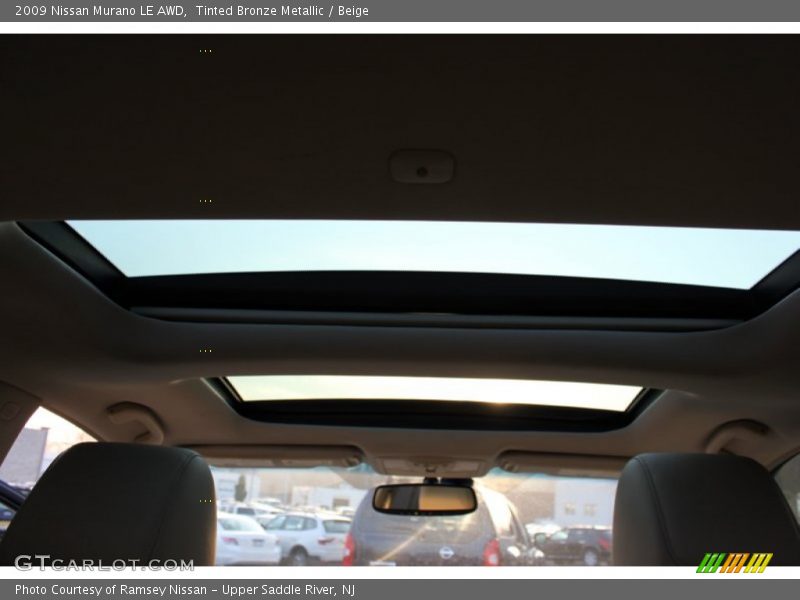 Tinted Bronze Metallic / Beige 2009 Nissan Murano LE AWD