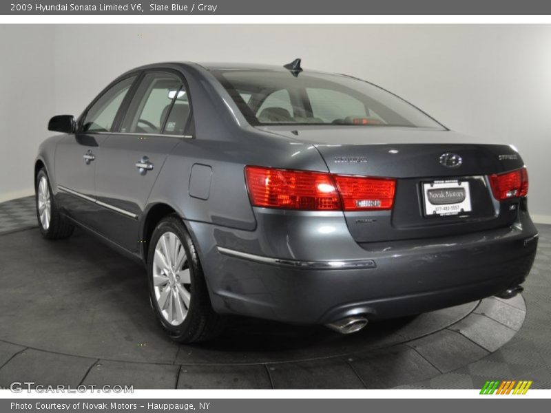 Slate Blue / Gray 2009 Hyundai Sonata Limited V6