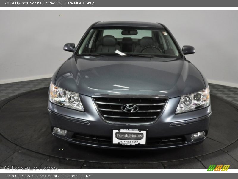 Slate Blue / Gray 2009 Hyundai Sonata Limited V6