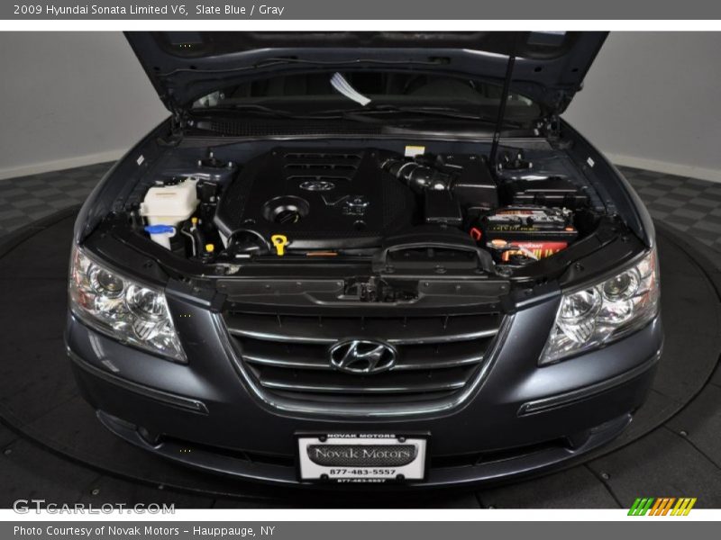 Slate Blue / Gray 2009 Hyundai Sonata Limited V6