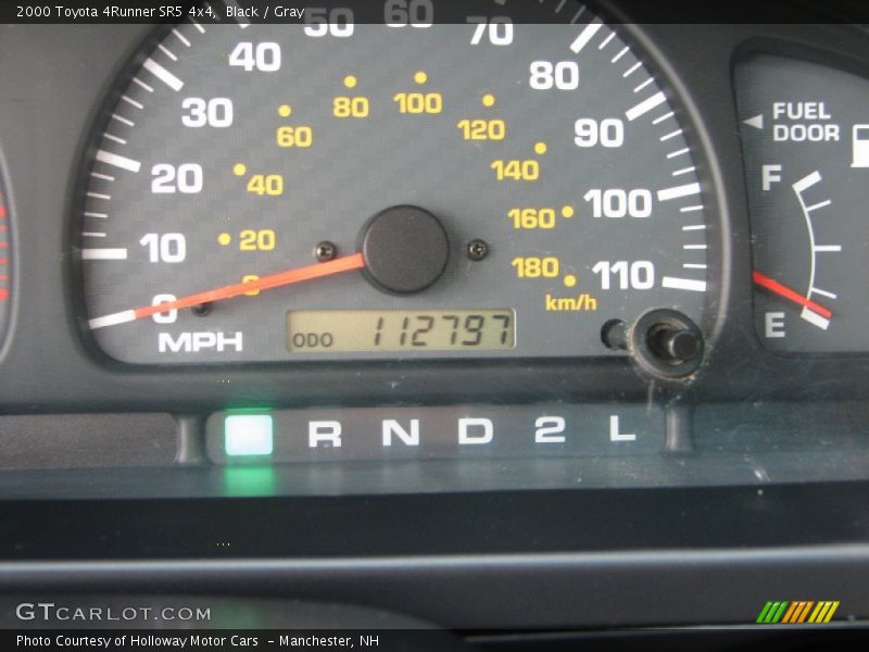 Black / Gray 2000 Toyota 4Runner SR5 4x4