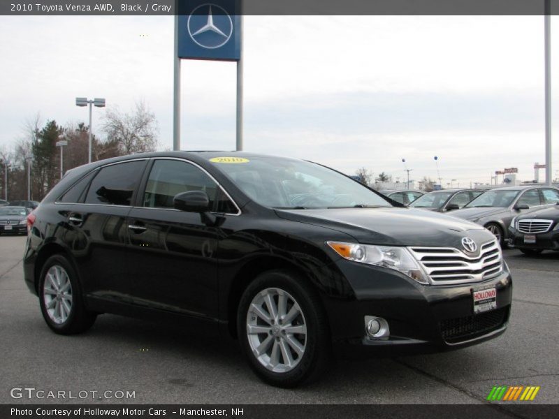Black / Gray 2010 Toyota Venza AWD