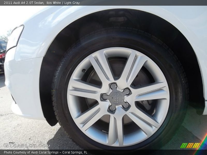 Ibis White / Light Gray 2011 Audi A4 2.0T Sedan