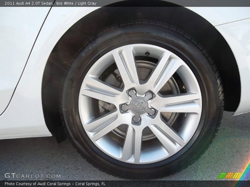 Ibis White / Light Gray 2011 Audi A4 2.0T Sedan