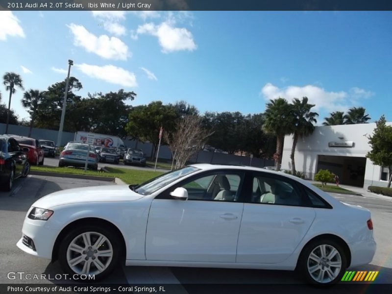 Ibis White / Light Gray 2011 Audi A4 2.0T Sedan
