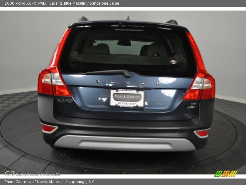 Barents Blue Metallic / Sandstone Beige 2008 Volvo XC70 AWD