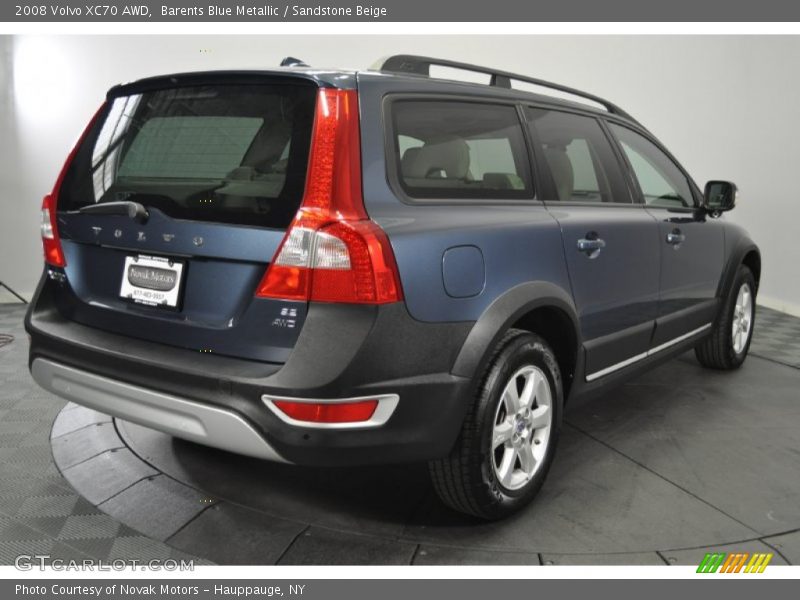 Barents Blue Metallic / Sandstone Beige 2008 Volvo XC70 AWD