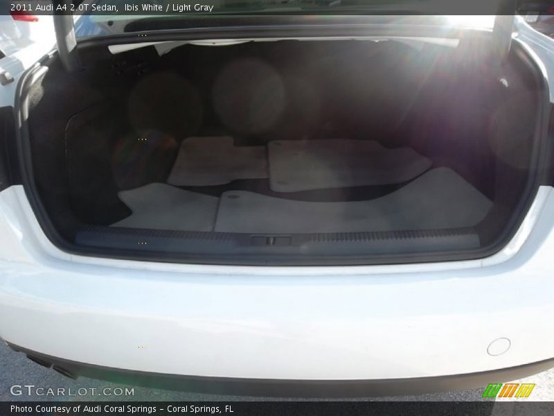 Ibis White / Light Gray 2011 Audi A4 2.0T Sedan