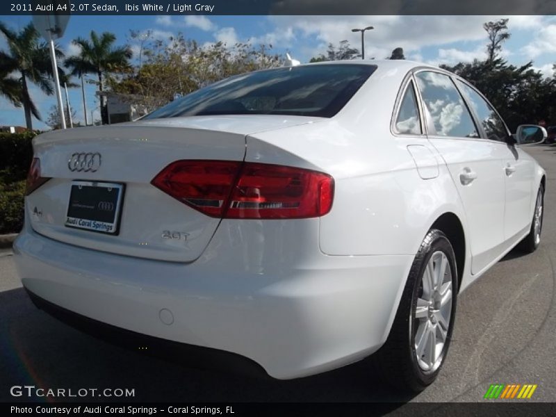 Ibis White / Light Gray 2011 Audi A4 2.0T Sedan