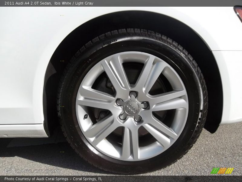 Ibis White / Light Gray 2011 Audi A4 2.0T Sedan