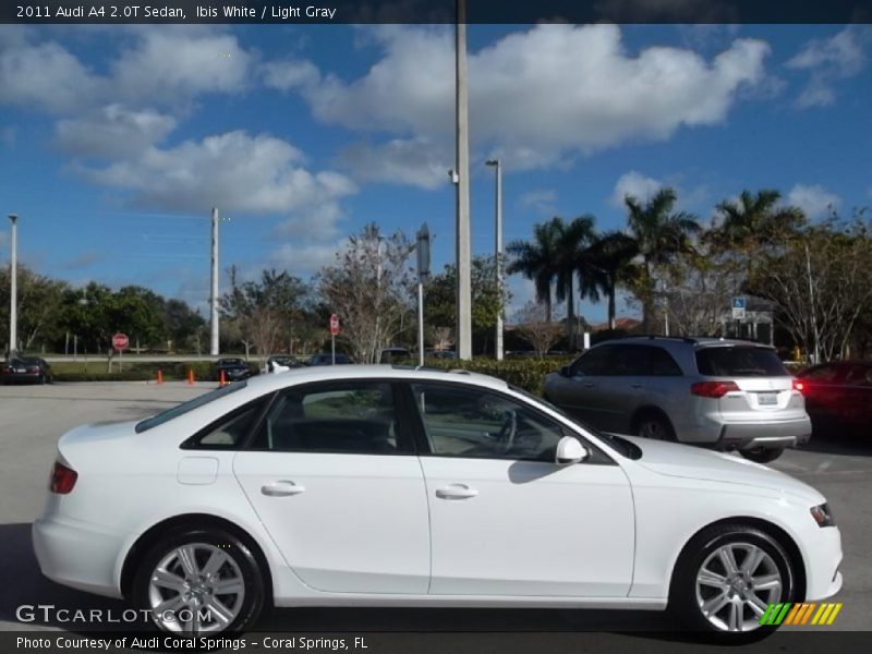 Ibis White / Light Gray 2011 Audi A4 2.0T Sedan