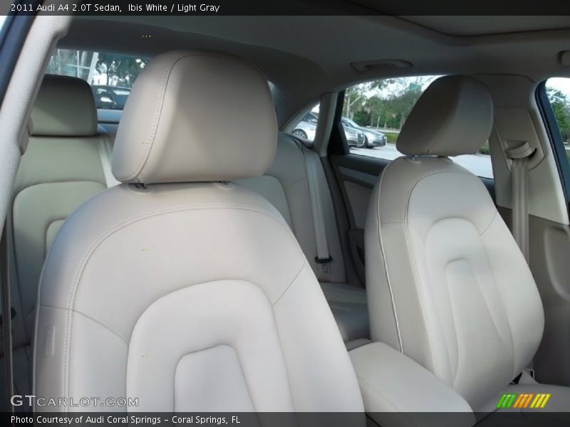 Ibis White / Light Gray 2011 Audi A4 2.0T Sedan