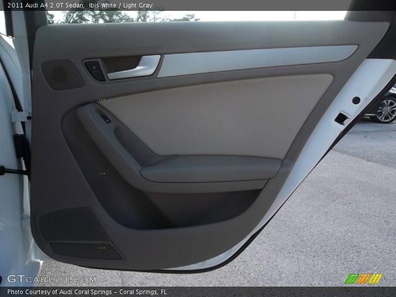 Ibis White / Light Gray 2011 Audi A4 2.0T Sedan