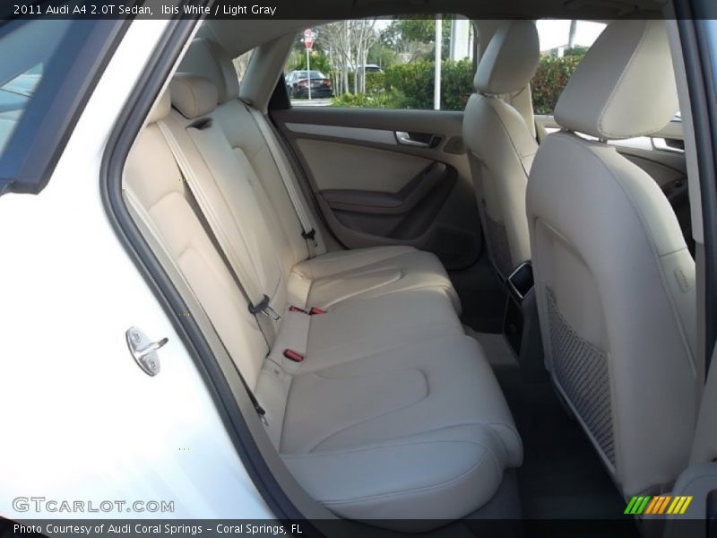 Ibis White / Light Gray 2011 Audi A4 2.0T Sedan