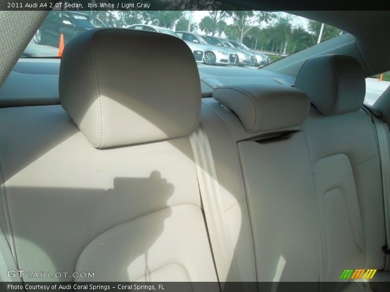 Ibis White / Light Gray 2011 Audi A4 2.0T Sedan