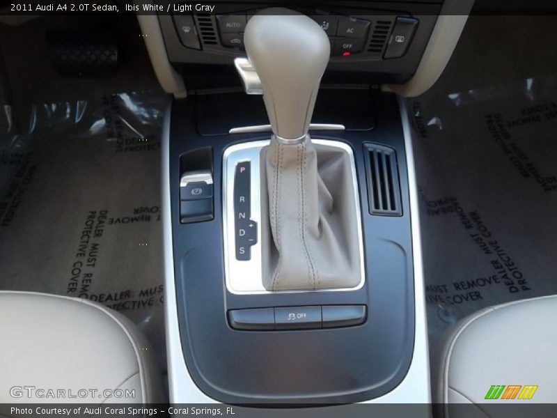 Ibis White / Light Gray 2011 Audi A4 2.0T Sedan