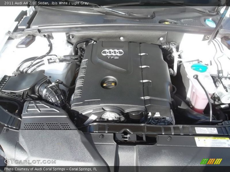Ibis White / Light Gray 2011 Audi A4 2.0T Sedan