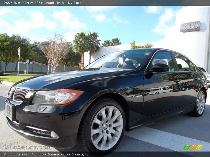 Jet Black / Black 2007 BMW 3 Series 335xi Sedan