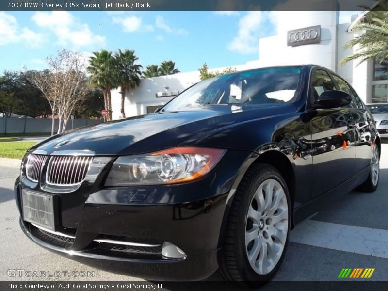 Jet Black / Black 2007 BMW 3 Series 335xi Sedan