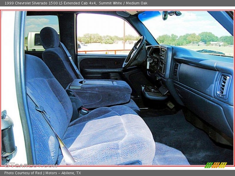 Summit White / Medium Oak 1999 Chevrolet Silverado 1500 LS Extended Cab 4x4