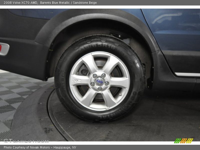 Barents Blue Metallic / Sandstone Beige 2008 Volvo XC70 AWD