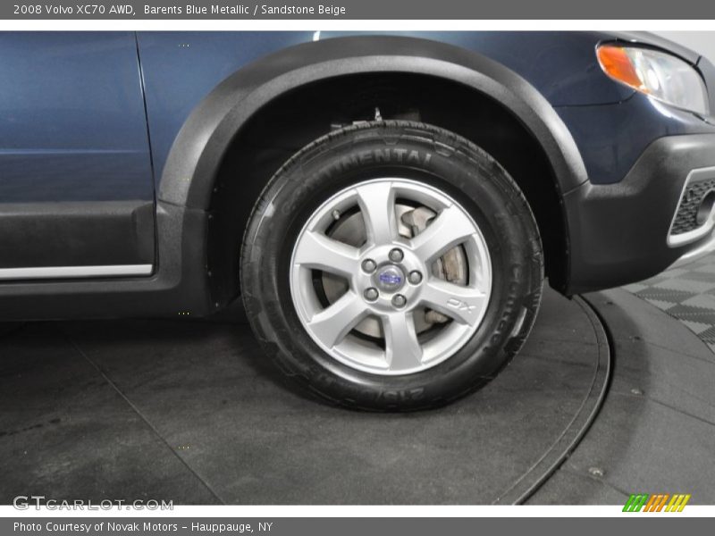 Barents Blue Metallic / Sandstone Beige 2008 Volvo XC70 AWD