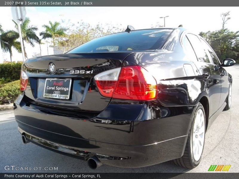 Jet Black / Black 2007 BMW 3 Series 335xi Sedan