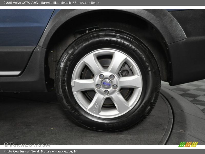 Barents Blue Metallic / Sandstone Beige 2008 Volvo XC70 AWD